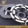Hot Selling Diamond Double Row Cup Wheel for processing & abrasiving stone